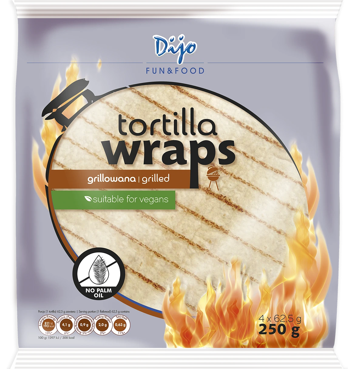 Тортилья пшенична Grill Dijo, 250 г