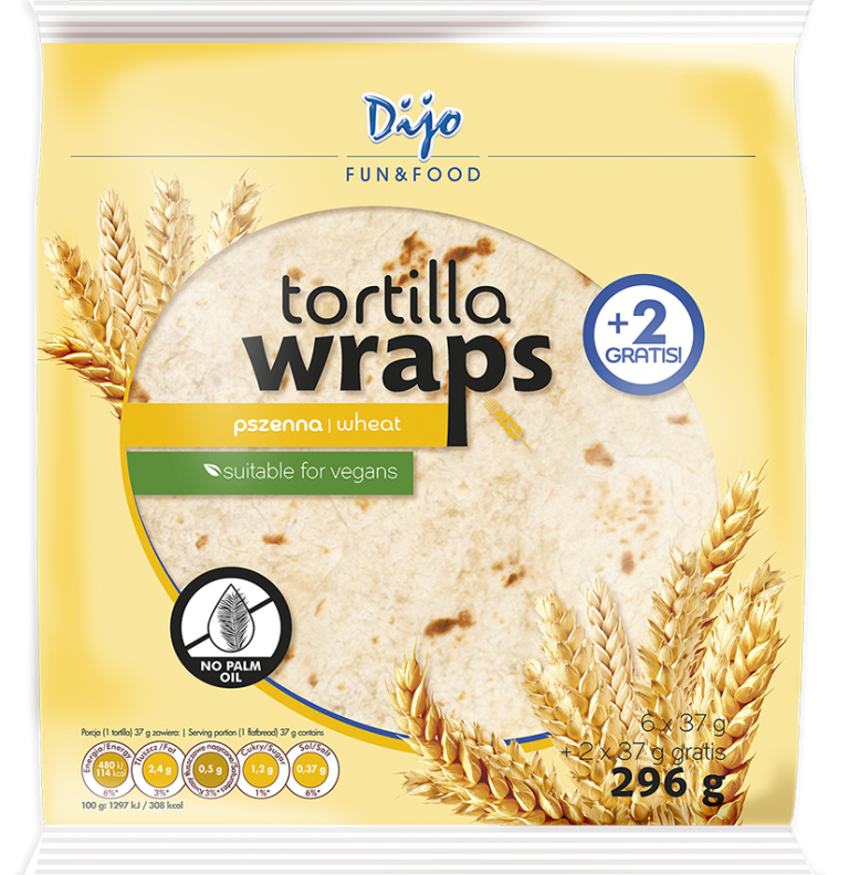 Тортилья пшенична Міні 20 см 296 г 8 шт